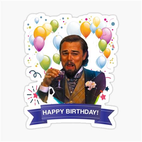 Leonardo DiCaprio Laughing Meme Birthday Card, Funny, 56% OFF