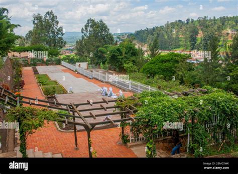 View Of The Mass Graves At The Kigali Genocide Memorial In Rwanda Is The Final Resting Place For