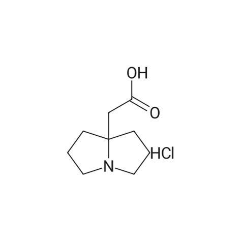 124655 63 6 Tetrahydro 1H Pyrrolizine 7a 5H Acetic Acid Hydrochloride