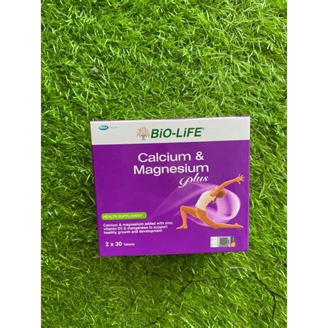 Biolife Calcium And Magnesium Plus 2 X 30 Tab Shopee Malaysia