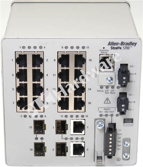 PLC Hardware Allen Bradley 1783 BMS20CGN Stratix 5700 Ethernet Switch