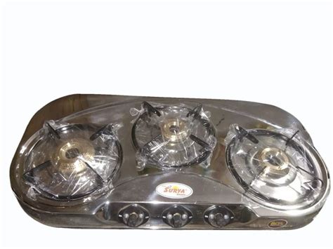 Shri Surya Shakti F Vs Rainbow Jumbo Three Burner Gas Stove