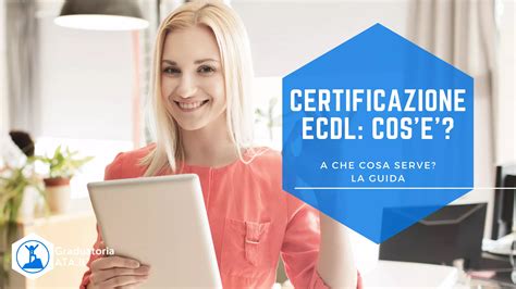 Certificazione ECDL Che Cos è Graduatoria ATA