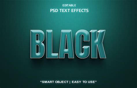 Efeito De Texto 3d Psd PSD Premium