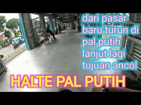 Tutorial Cara Naik Busway Di Halte Pal Putih Tujuan Halte Gunung Sahari