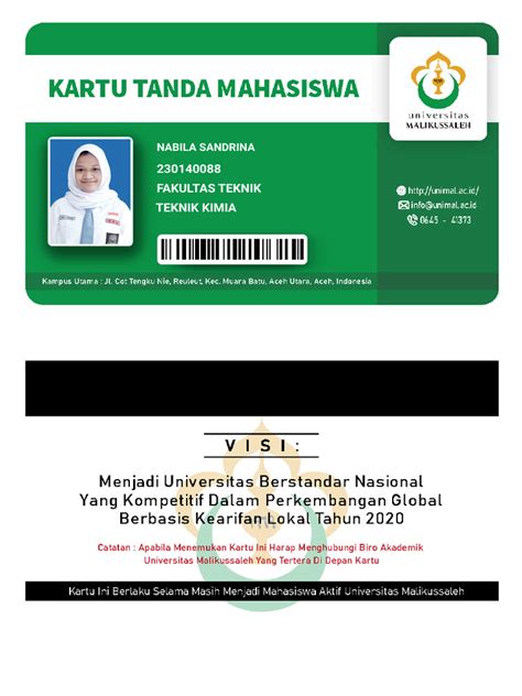 Kartu Tanda Mahasiswa Pdf