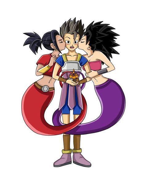 Kale Kyabe And Caulifla Anime Dragon Ball Super Anime Dragon Ball Dragon Z