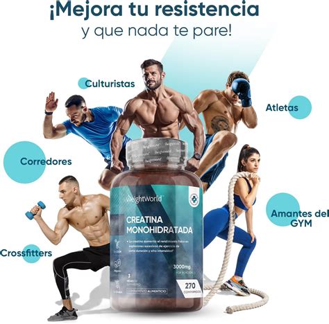 Creatina Monohidratada Pura 3000 Mg Suplementos De Nutricion Deportivos