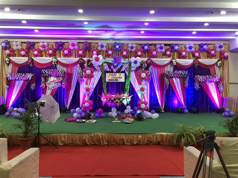 Cradle Ceremony Stage Decoration At Sudharshan Convention Cradle