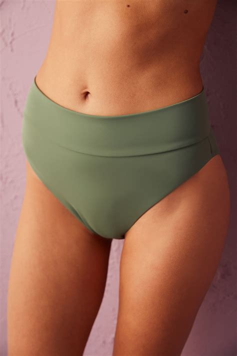 Ye Il Basic Y Ksek Bel Bikini Alt Plxal Fj Iy Arm Army Penti