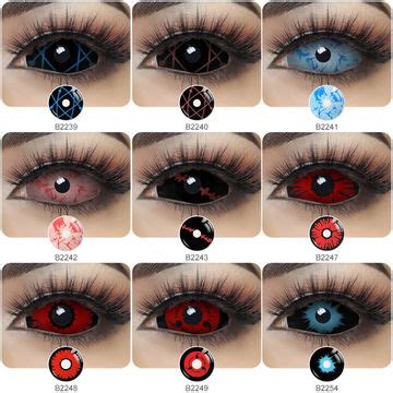 Black Contact Lenses Full Eye