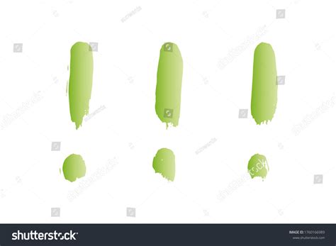 Set Hand Drawn Sketch Exclamation Marks Stock Vector Royalty Free