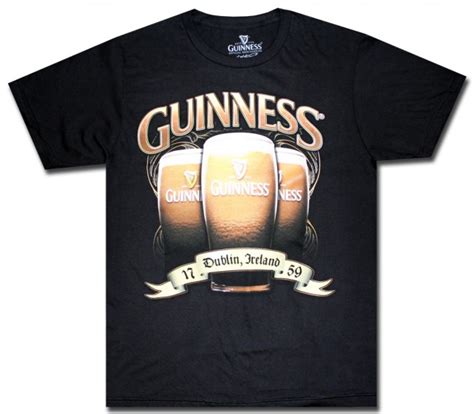 Guinness Triple Pint Glass T Shirt