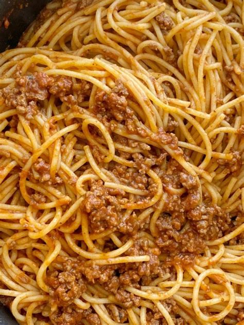 This Easy Homemade Spaghetti Sauce Recipe With A Homemade Ground Beef