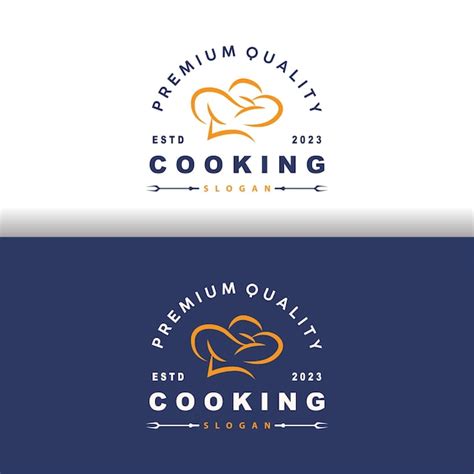 Premium Vector Chef Logo Design Cooking Inspiration And Chef Hat With