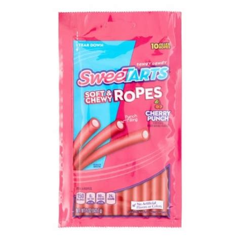 Sweetarts Candy Soft And Chewy Ropes Cherry Punch Pack Of 20 20 Pack