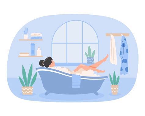 Cartoon Taking A Shower Vector Images Over 1 000