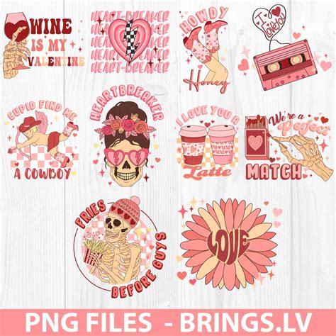 Retro Valentine Sublimation Valentines Day Sublimation