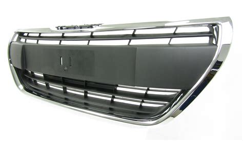 Atrapa Grill Chrom Peugeot 208 15 19 Kompletna z ramką chrom