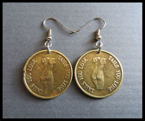 Mystery Factory 1970s Vintage Nude Peep Show Tokens Burlesque EROTIC RISQUE Heads I Win