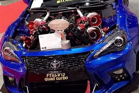 Toyota 86 Scores Quad Turbo V12