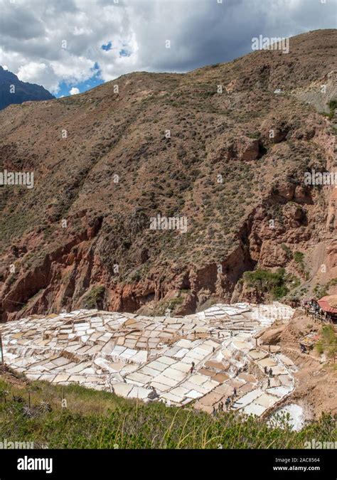 Salina De Maras The Traditional Inca Salt Field Pond At The Urubamba