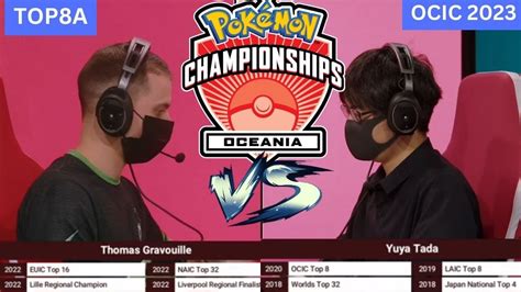 Pokémon Vgc Top8 Ocic Thomas Gravouille V Yuya Tada 2023 Vg Day 2