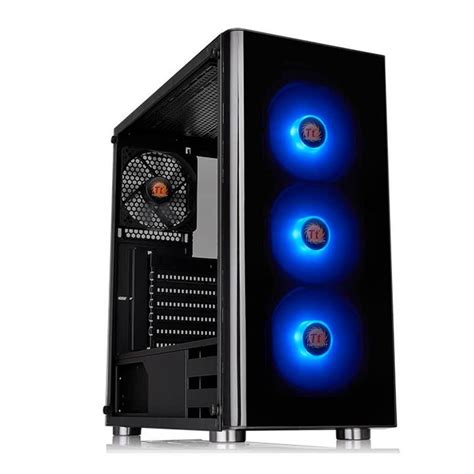 Gabinete Gamer Thermaltake V Tg Rgb Mid Tower Fonte W