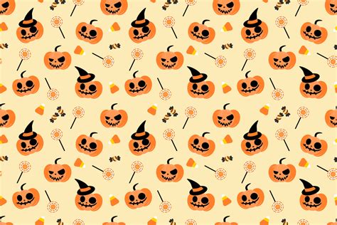 Halloween Pumpkin and Candy Corn Graphic by thanaporn.pinp · Creative Fabrica