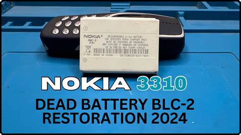 Nokia 3310 Dead Battery Restoration Nokia BLC 2 Battery For 3310 3410