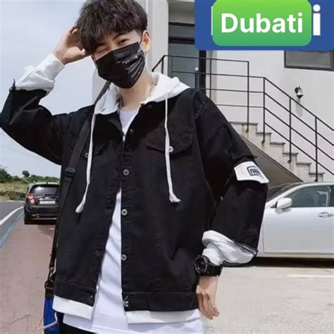 ÁO KHOÁC JEAN UNISEX NAM NỮ CHẤT BÒ CAO CẤP WASH RÁCH CÓ NÓN NỈ MÙA ĐÔNG HOT TREND DUBATI