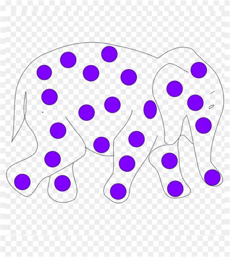Free Png Purple Polka Dotted Elephant Png Image With Purple Polka