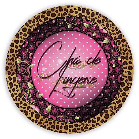 Painel Redondo Cha de Lingerie Sublimado D Sublitex painéis sublimados