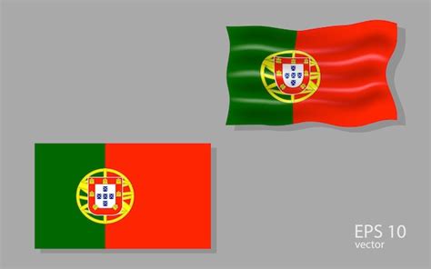 Premium Vector Vector Flag Of Portugal Illustration