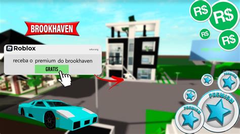 como ter premium pago 100 de graça no brookhaven rp YouTube