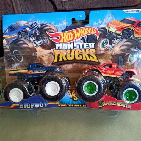 Jual Hotwheels Hot Wheels Monster Truck Trucks Big Foot Vs Snake Bite Di Seller DENTA TOYS