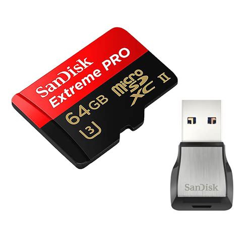 SanDisk Extreme Pro Micro SD kort 64 GB kortläsare Elgiganten