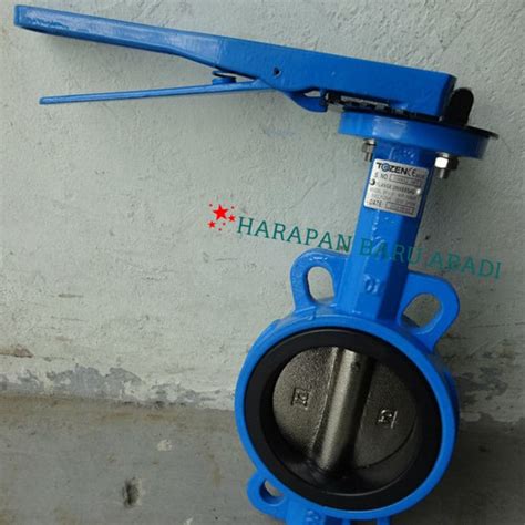 Jual Butterfly Valve JIS 10K Ukuran 10 Inch TOZEN Cast Iron Jakarta