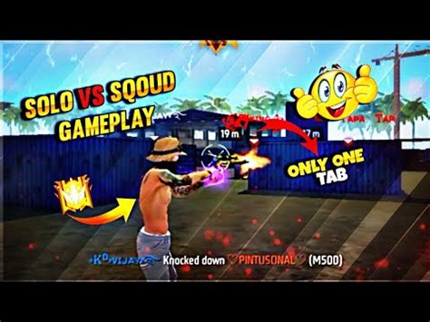 Solo Vs Sqoud CS Rang Match Free Fire Attitude Vetio Freefire Gaming