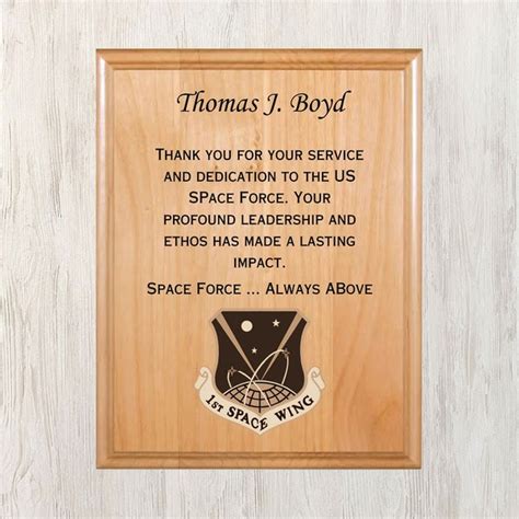 Military Going Away Plaque Etsy