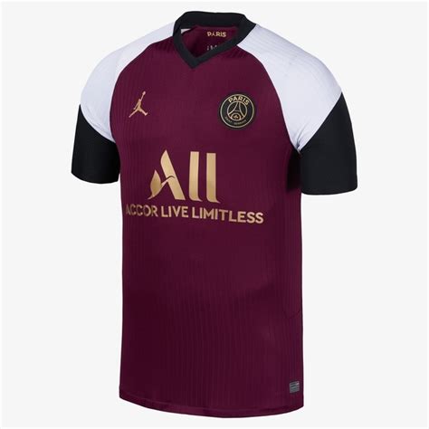 Camisa Psg III 20 21 Torcedor Masculina Vinho