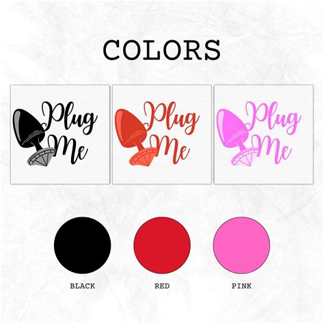 Plug Me Temporary Tattoos Anal Play Toy Anal Set Perfect For Anal Sex Set Of 4 Gift For Her Him