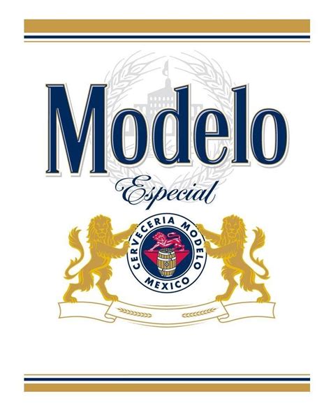 Printable Modelo Beer Label
