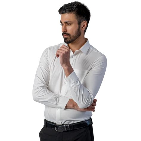 Buy Kingdom Of White Daystart Full Sleeve Formal Shirt For Men With