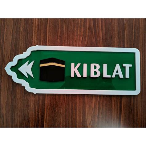 PENANDA ARAH KIBLAT KIBLAT SIGN Shopee Malaysia