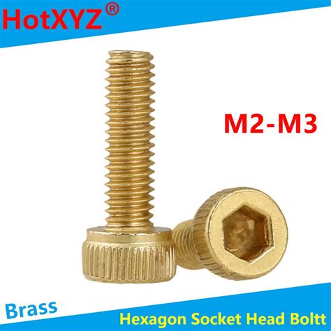 Brass Hexagon Socket Head Bolt M M M X Pcs