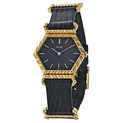 Vintage Piaget Diamond 18 Karat Yellow Gold Oval Ladies Watch At 1stdibs Piaget Oval Watch