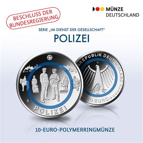 German Polymer Coin German Federal Police Numismag