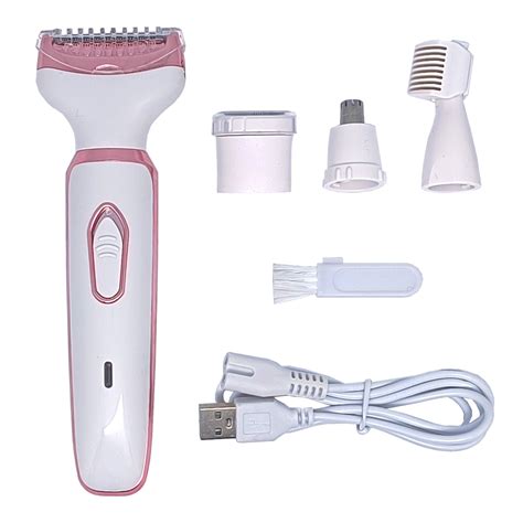 In Women Electric Epilator Bikini Eyebrow Nose Lady Trimmer Facial Hair Removal Face Body