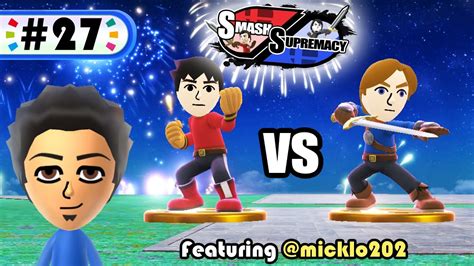 Smash Supremacy Episode Mii Brawler Vs Mii Swordfighter Youtube